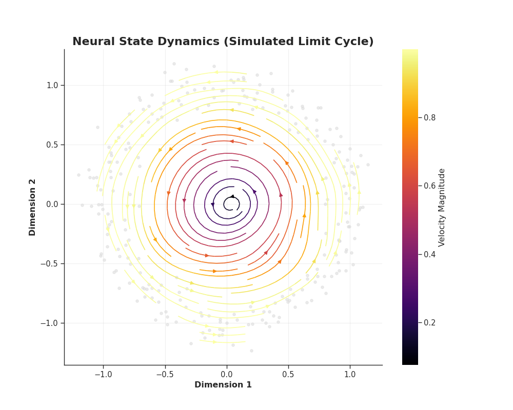 Neural State Dynamics (Simulated Limit Cycle)
